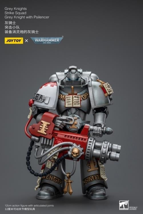 Warhammer 40K Grey Knights Strike Squad Grey Knight with Psilencer 1/18 Scale Action Figure Gallery Image 4