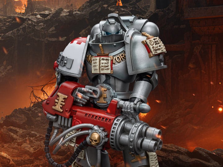 Warhammer 40K Grey Knights Strike Squad Grey Knight with Psilencer 1/18 Scale Action Figure Gallery Image 1