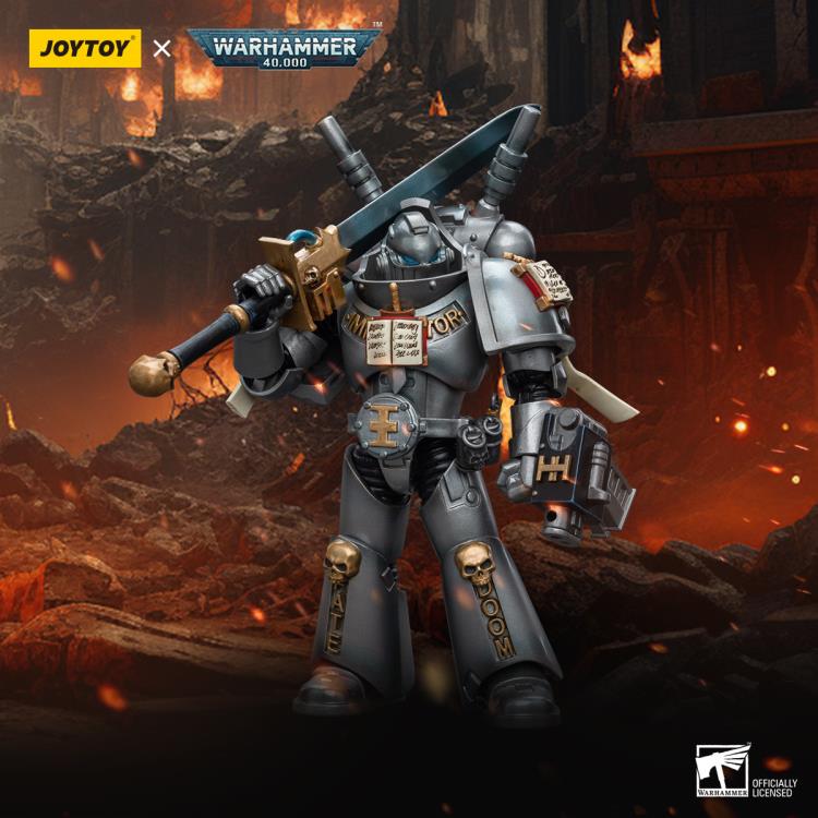 Warhammer 40K Grey Knights Interceptor Squad Interceptor with Storm Bolter and Nemesis Force Sword 1/18 Scale Action Figure Gallery Image 3