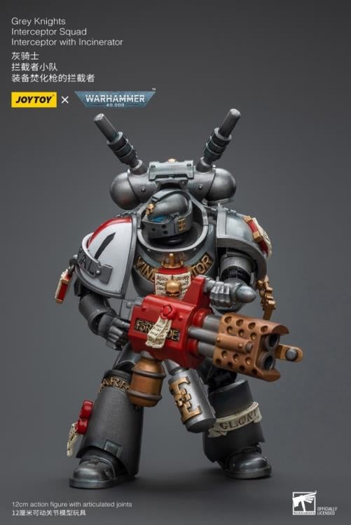 Warhammer 40K Grey Knights Interceptor Squad Interceptor with Incinerator 1/18 Scale Action Figure Gallery Image 8