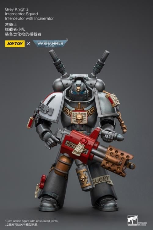 Warhammer 40K Grey Knights Interceptor Squad Interceptor with Incinerator 1/18 Scale Action Figure Gallery Image 5