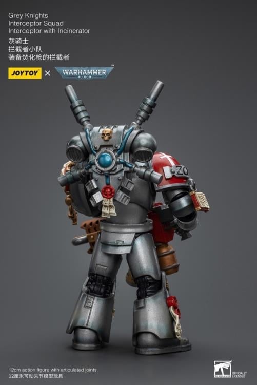 Warhammer 40K Grey Knights Interceptor Squad Interceptor with Incinerator 1/18 Scale Action Figure Gallery Image 9