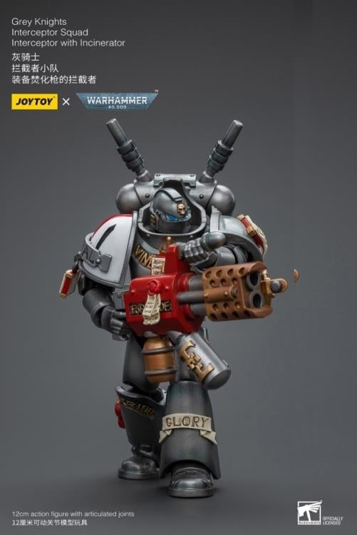 Warhammer 40K Grey Knights Interceptor Squad Interceptor with Incinerator 1/18 Scale Action Figure Gallery Image 7