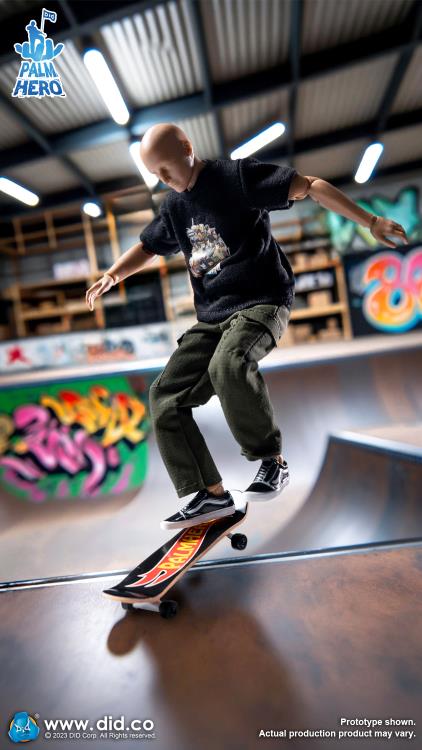 Palm Hero Simply Fun Series The Skateboarder 1/12 Scale Action Figure Gallery Image 15