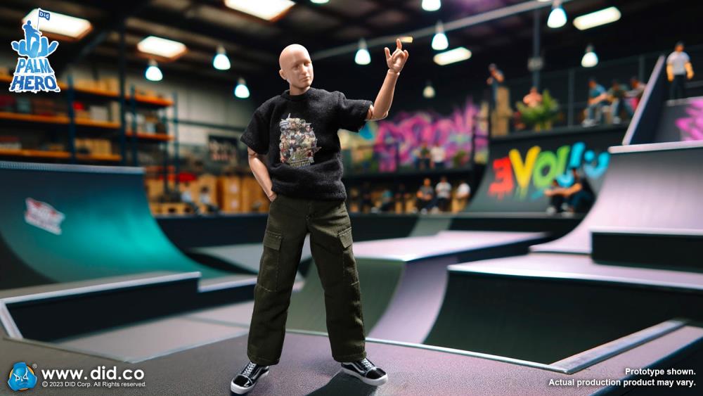 Palm Hero Simply Fun Series The Skateboarder 1/12 Scale Action Figure Gallery Image 17