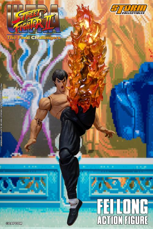 Ultra Street Fighter II: The Final Challengers Fei Long 1/12 Scale BBTS Exclusive Action Figure Gallery Image 15