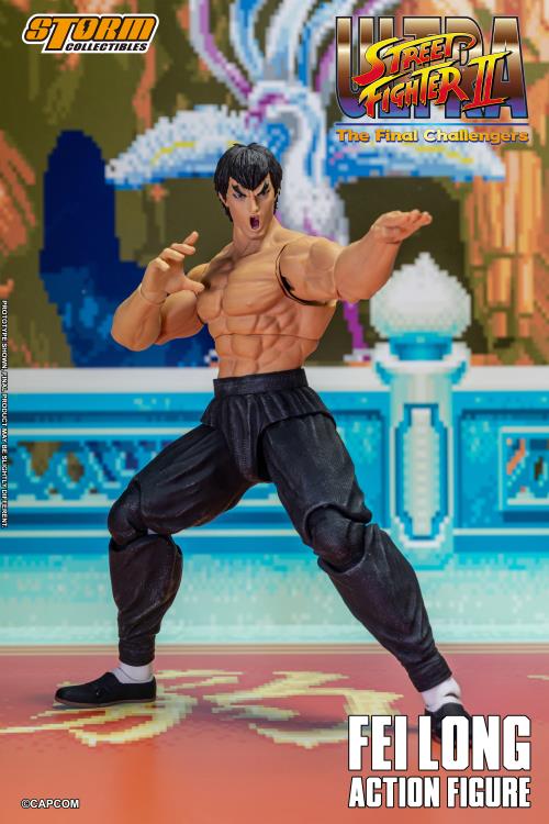 Ultra Street Fighter II: The Final Challengers Fei Long 1/12 Scale BBTS Exclusive Action Figure Gallery Image 10