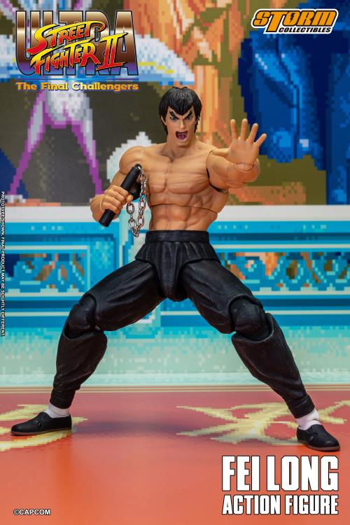 Ultra Street Fighter II: The Final Challengers Fei Long 1/12 Scale BBTS Exclusive Action Figure Gallery Image 20