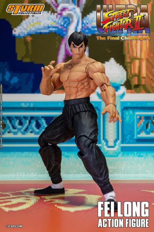 Ultra Street Fighter II: The Final Challengers Fei Long 1/12 Scale BBTS Exclusive Action Figure Gallery Image 7