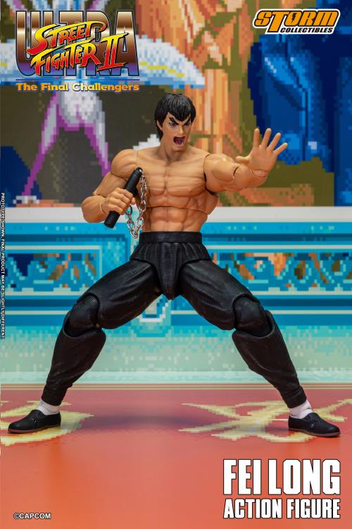 Ultra Street Fighter II: The Final Challengers Fei Long 1/12 Scale BBTS Exclusive Action Figure Gallery Image 19