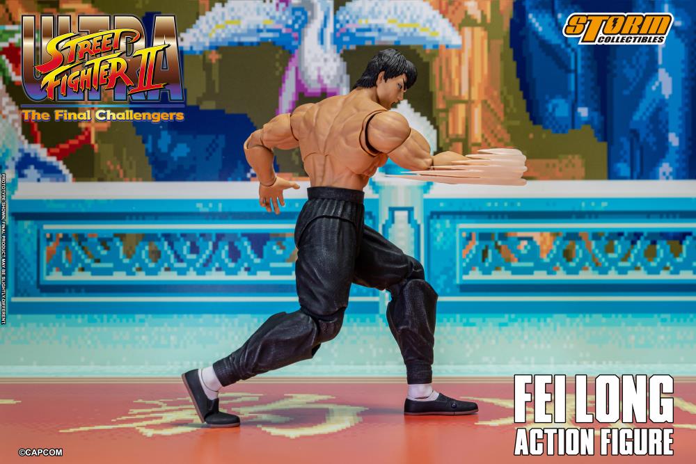 Ultra Street Fighter II: The Final Challengers Fei Long 1/12 Scale BBTS Exclusive Action Figure Gallery Image 12