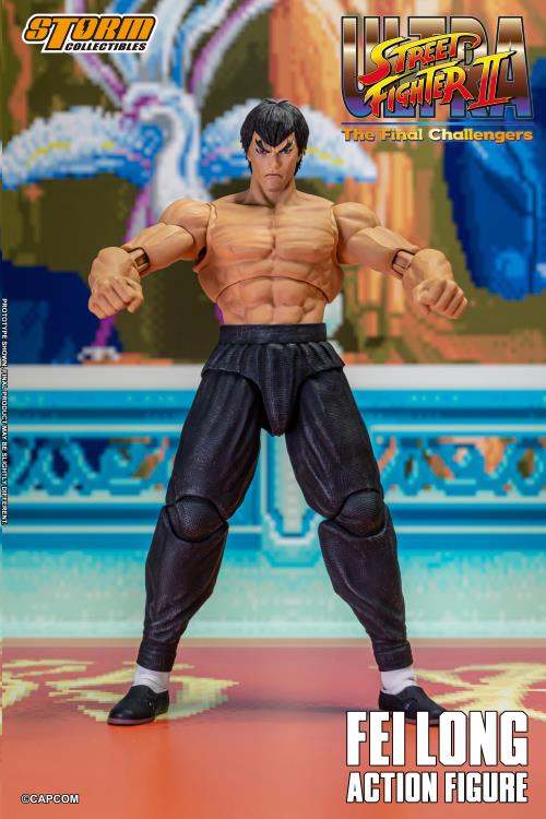 Ultra Street Fighter II: The Final Challengers Fei Long 1/12 Scale BBTS Exclusive Action Figure Gallery Image 5