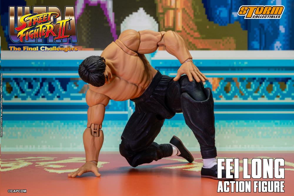 Ultra Street Fighter II: The Final Challengers Fei Long 1/12 Scale BBTS Exclusive Action Figure Gallery Image 22