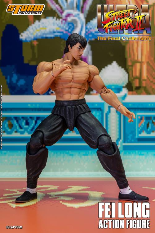 Ultra Street Fighter II: The Final Challengers Fei Long 1/12 Scale BBTS Exclusive Action Figure Gallery Image 8