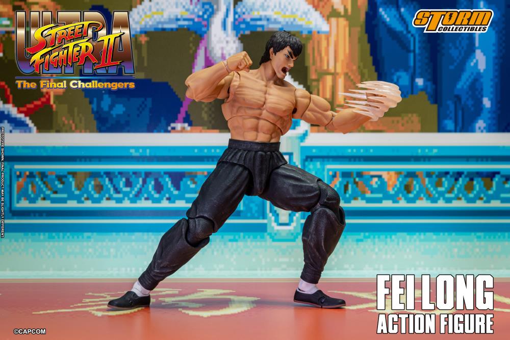 Ultra Street Fighter II: The Final Challengers Fei Long 1/12 Scale BBTS Exclusive Action Figure Gallery Image 13