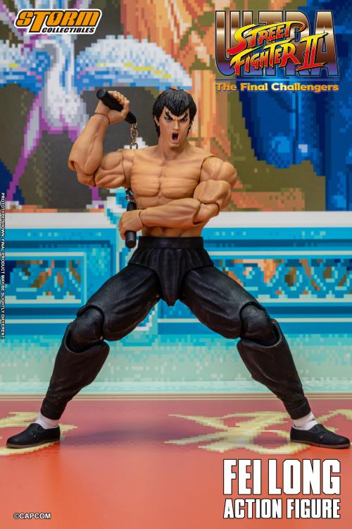 Ultra Street Fighter II: The Final Challengers Fei Long 1/12 Scale BBTS Exclusive Action Figure Gallery Image 17
