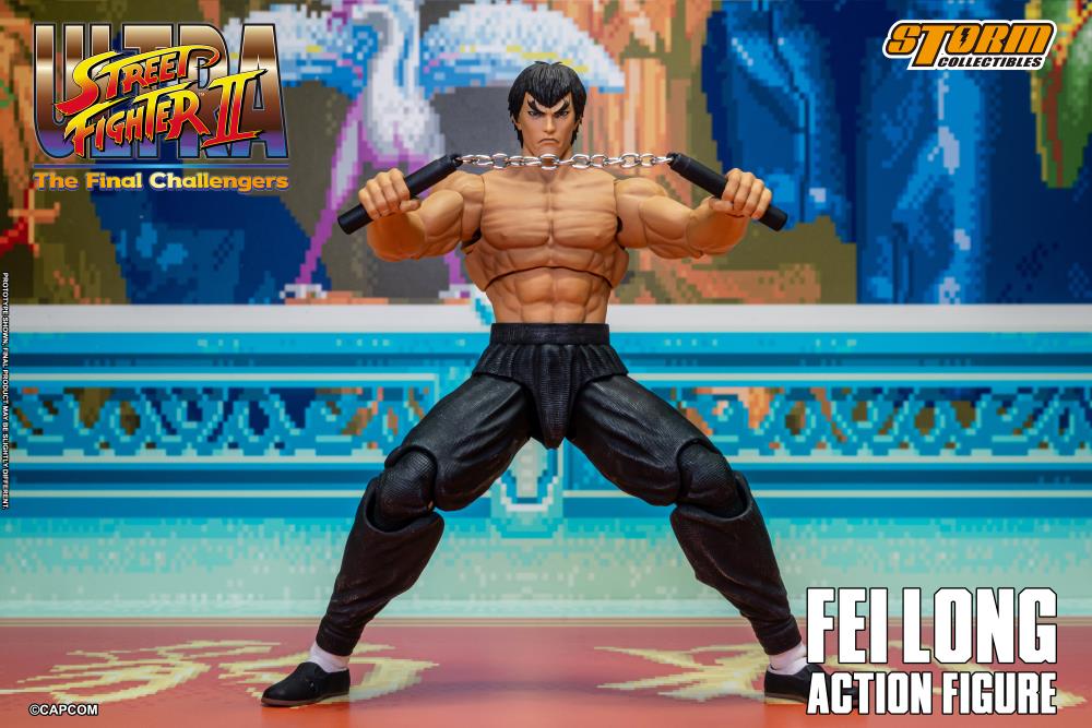 Storm CollectiblesストリートファイターII フェイロン1/12 Ultra Street Fighter II: The Final Challengers Fei Long 1/12 Scale