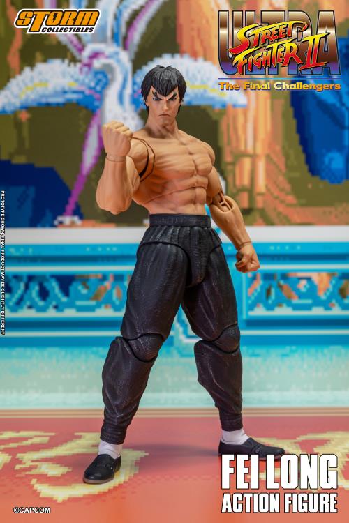 Ultra Street Fighter II: The Final Challengers Fei Long 1/12 Scale BBTS Exclusive Action Figure Gallery Image 3
