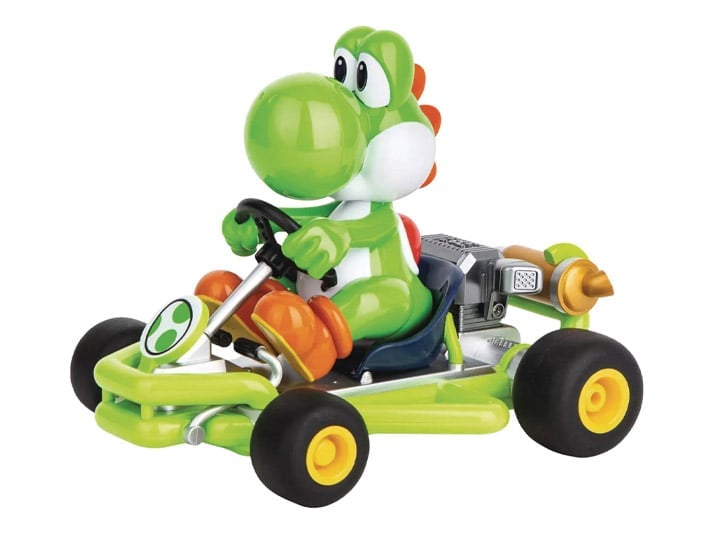 Mario Kart Carrera RC Pipe Kart Yoshi 1/18 Scale R/C Car Gallery Image 1