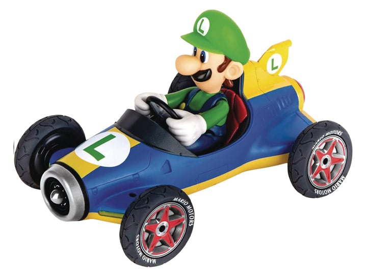 Mario Kart Carrera RC Mach 8 Luigi 1/18 Scale R/C Car Gallery Image 1