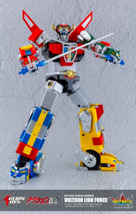 Voltron: Defender of the Universe Action Gokin Series Voltron Lion Force Figure Gallery Image 8