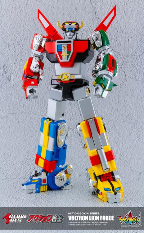 Voltron: Defender of the Universe Action Gokin Series Voltron Lion Force Figure Gallery Image 3