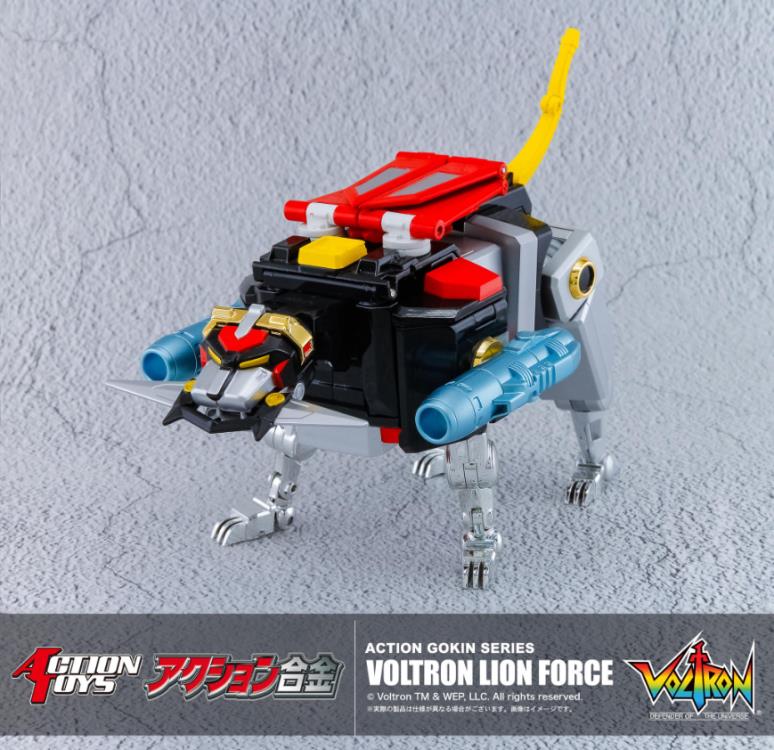 Voltron: Defender of the Universe Action Gokin Series Voltron Lion Force Figure Gallery Image 11