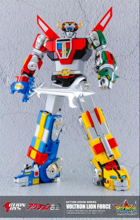 Voltron: Defender of the Universe Action Gokin Series Voltron Lion Force Figure Gallery Image 9