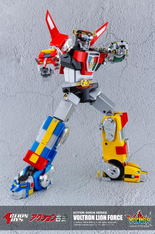 Voltron: Defender of the Universe Action Gokin Series Voltron Lion Force Figure Gallery Image 5