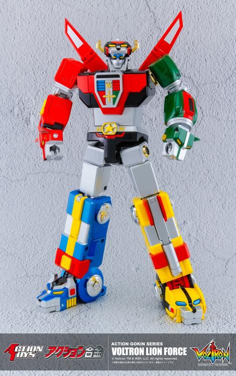 Voltron: Defender of the Universe Action Gokin Series Voltron Lion Force Figure Gallery Image 4