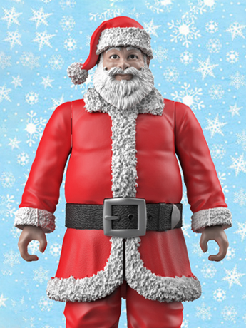 Naughty or Nice Collection Pocket Collection Classic Santa 1/18 Scale BBTS Exclusive Figure Gallery Image 2