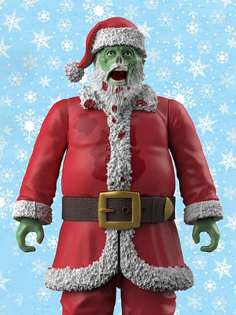 Naughty or Nice Collection Pocket Collection Zombie Santa 1/18 Scale BBTS Exclusive Figure Gallery Image 2
