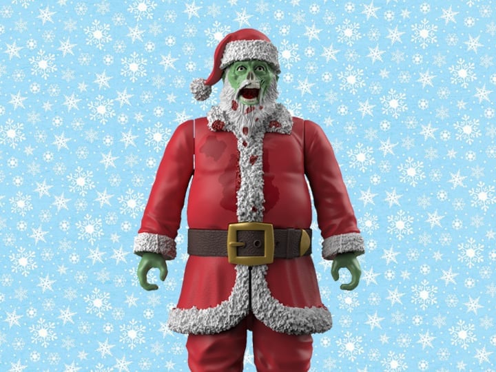 Naughty or Nice Collection Pocket Collection Zombie Santa 1/18 Scale BBTS Exclusive Figure Gallery Image 1