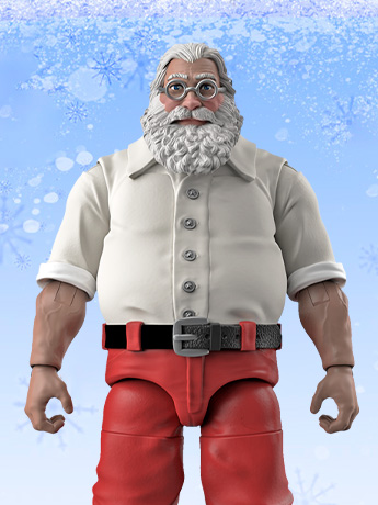 Naughty or Nice Collection Storytime Santa BBTS Exclusive Figure Gallery Image 2