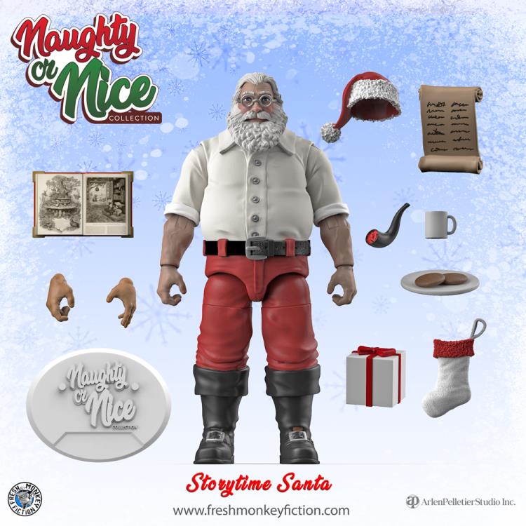Naughty or Nice Collection Storytime Santa BBTS Exclusive Figure Gallery Image 3
