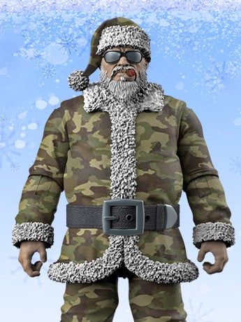 Naughty or Nice Collection Sgt. Santa (Green Camo Ver.) BBTS Exclusive Figure Gallery Image 2
