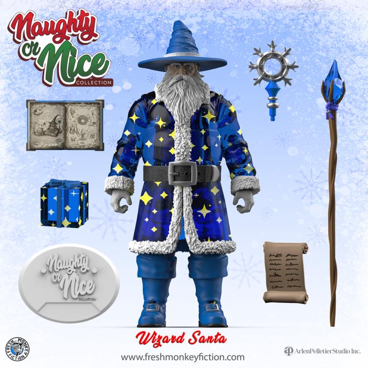Naughty or Nice Collection Wizard Santa BBTS Exclusive Figure Gallery Image 3