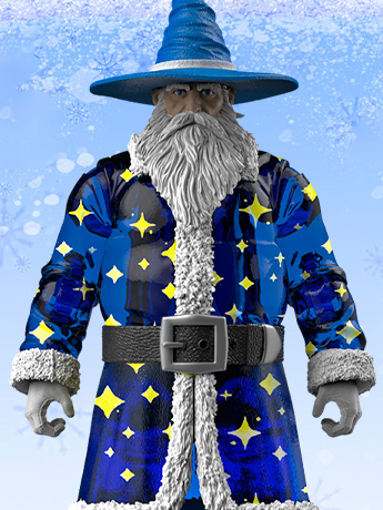 Naughty or Nice Collection Wizard Santa BBTS Exclusive Figure Gallery Image 2