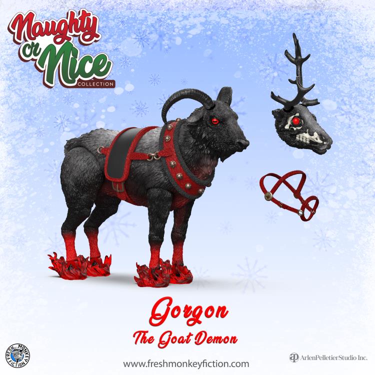 Naughty or Nice Collection Gorgon the Goat Demon BBTS Exclusive Figure Gallery Image 3
