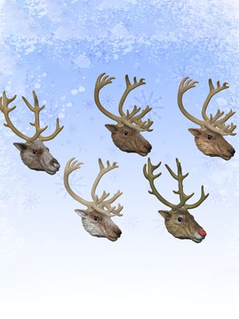 Naughty or Nice Collection Reindeer Head Pack BBTS Exclusive Accessory Pack Gallery Image 2