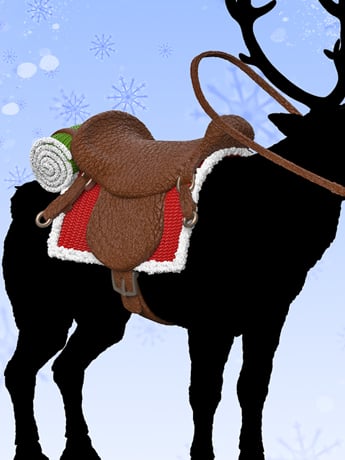Naughty or Nice Collection Reindeer Saddle BBTS Exclusive Accessory Pack Gallery Image 2