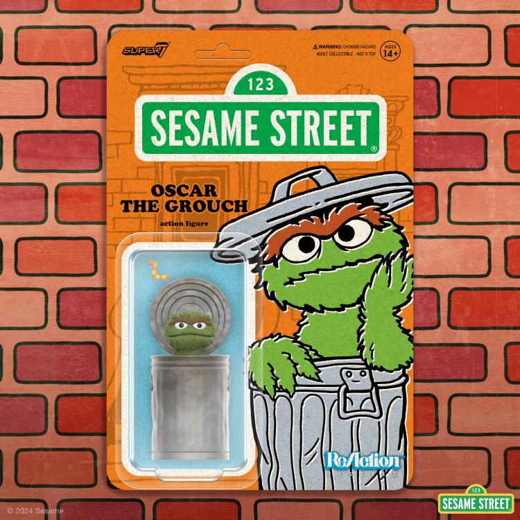 Sesame Street ReAction Oscar the Grouch Figure Gallery Image 6