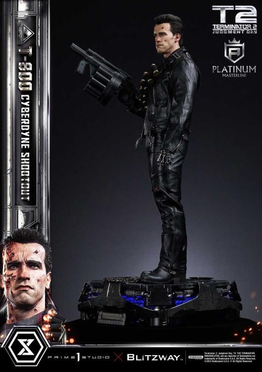 Terminator 2: Judgment Day Platinum Masterline T-800 (Cyberdyne Shootout) 1/3 Scale Limited Edition Statue Gallery Image 8
