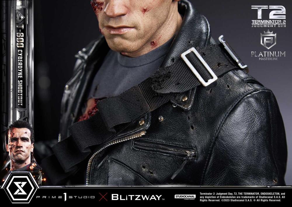 Terminator 2: Judgment Day Platinum Masterline T-800 (Cyberdyne Shootout) 1/3 Scale Limited Edition Statue Gallery Image 34