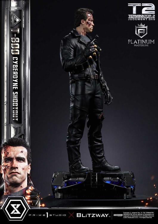 Terminator 2: Judgment Day Platinum Masterline T-800 (Cyberdyne Shootout) 1/3 Scale Limited Edition Statue Gallery Image 15