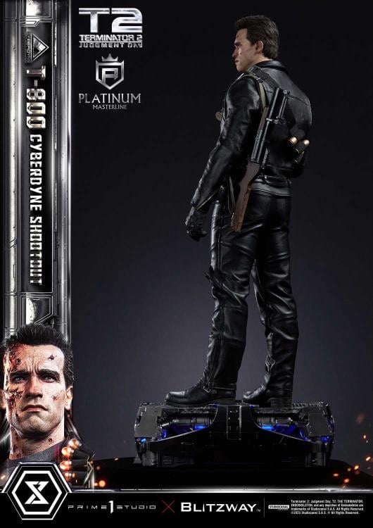 Terminator 2: Judgment Day Platinum Masterline T-800 (Cyberdyne Shootout) 1/3 Scale Limited Edition Statue Gallery Image 13