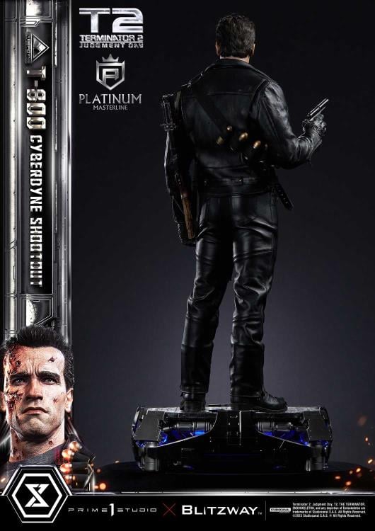 Terminator 2: Judgment Day Platinum Masterline T-800 (Cyberdyne Shootout) 1/3 Scale Limited Edition Statue Gallery Image 14
