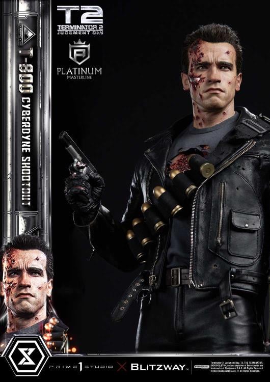 Terminator 2: Judgment Day Platinum Masterline T-800 (Cyberdyne Shootout) 1/3 Scale Limited Edition Statue Gallery Image 19