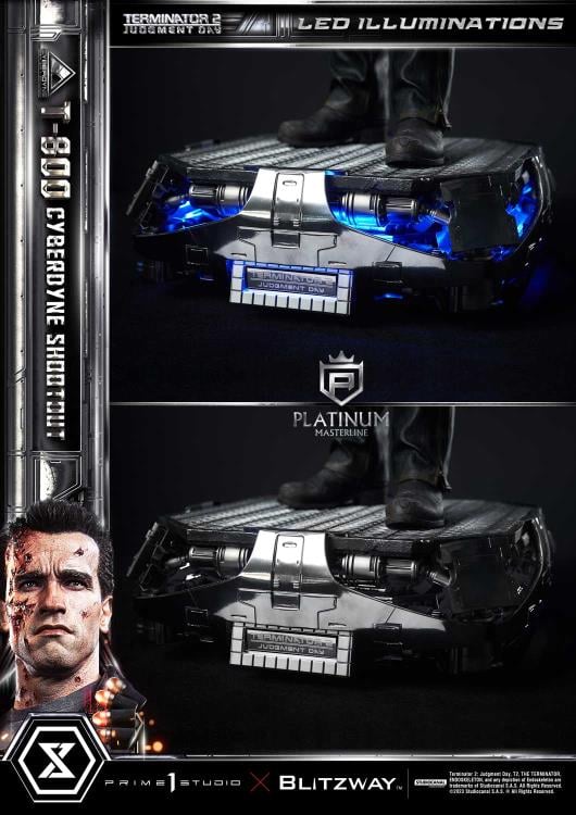 Terminator 2: Judgment Day Platinum Masterline T-800 (Cyberdyne Shootout) 1/3 Scale Limited Edition Statue Gallery Image 45