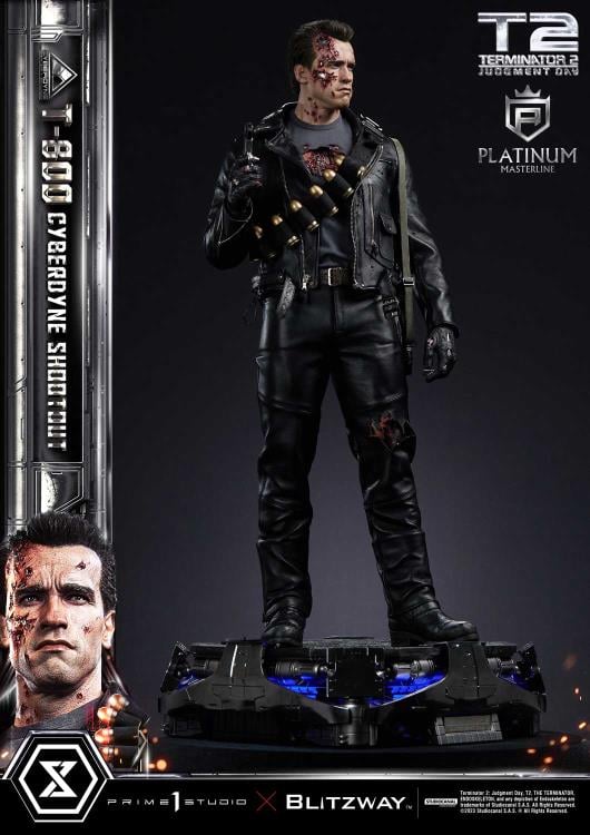 Terminator 2: Judgment Day Platinum Masterline T-800 (Cyberdyne Shootout) 1/3 Scale Limited Edition Statue Gallery Image 16